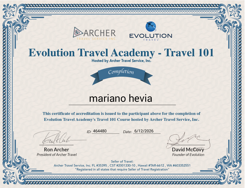 archer certificado